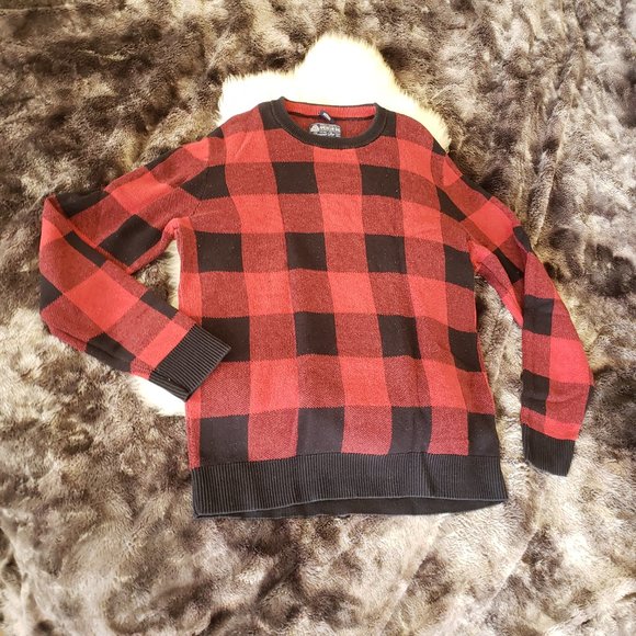 American Rag - 100% Cotton Buffalo Plaid Sweater - SO COZY - Sz M - Picture 3 of 10